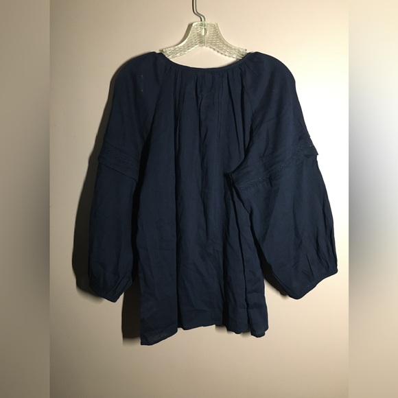 GAP Relaxed Button-Front Lace Top - NWT - Picture 2 of 7